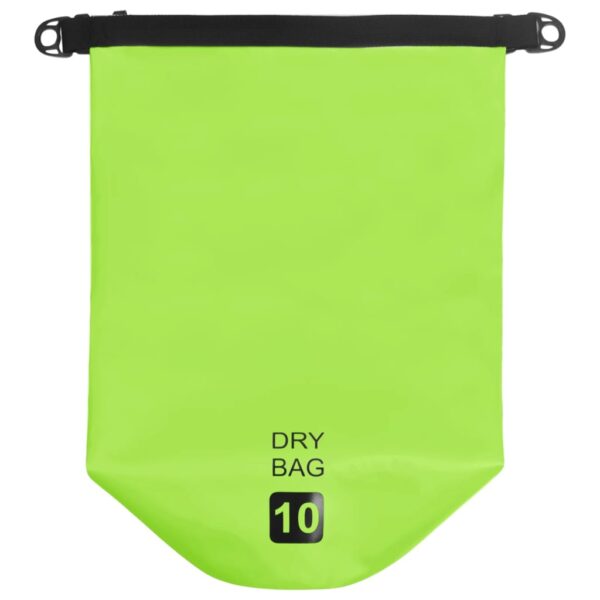 vidaXL Dry Bag Green 2.6 gal PVC - Image 3