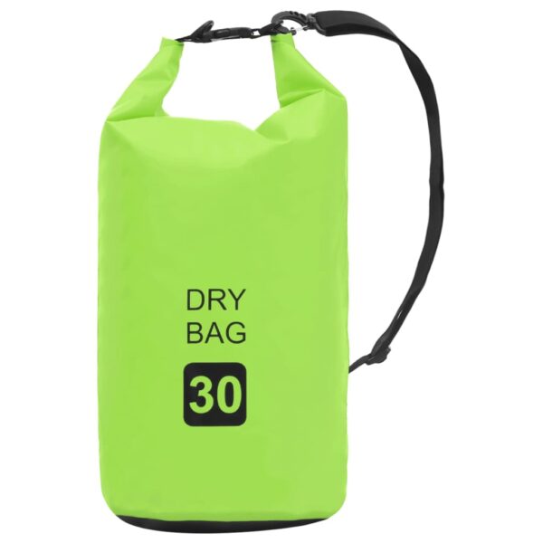 vidaXL Dry Bag Green 7.9 gal PVC