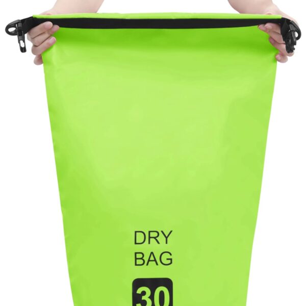 vidaXL Dry Bag Green 7.9 gal PVC - Image 2