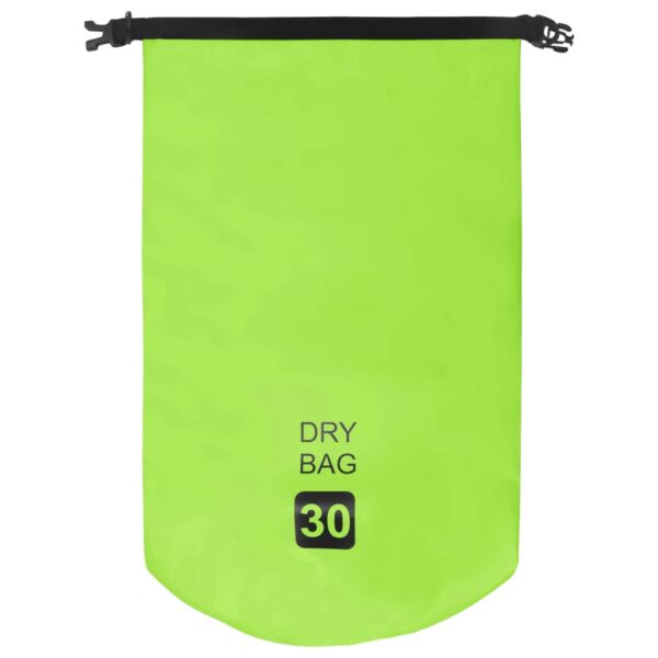 vidaXL Dry Bag Green 7.9 gal PVC - Image 3