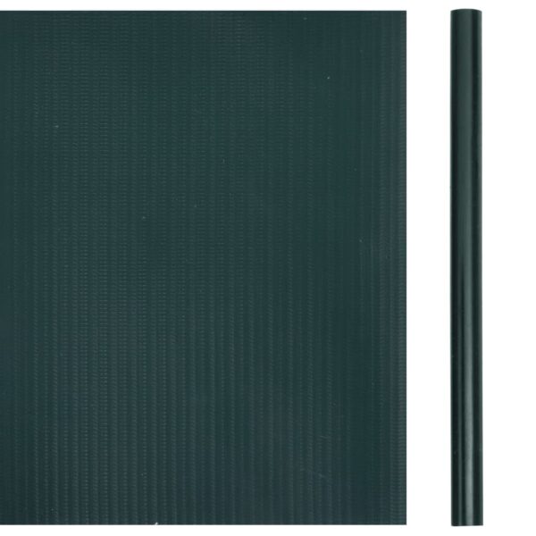 vidaXL Garden Privacy Screen PVC 114.8'x0.6' Matte Green - Image 3