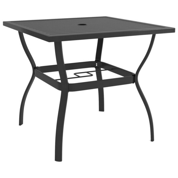 vidaXL Patio Table Anthracite 32.1"x32.1"x28.3" Steel