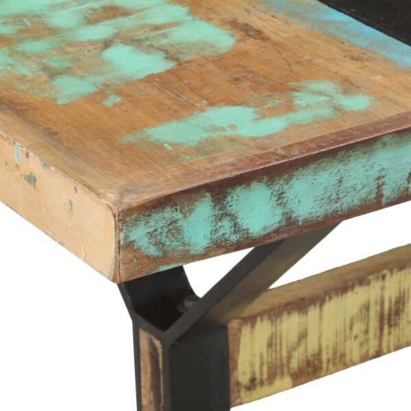 vidaXL Dining Table 63"x31.5"x29.9" Solid Reclaimed Wood - Image 5