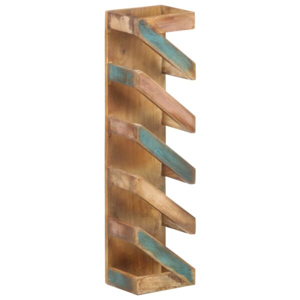 vidaXL Wine Rack for 5 Bottles Solid Reclaimed Wood - Image 11