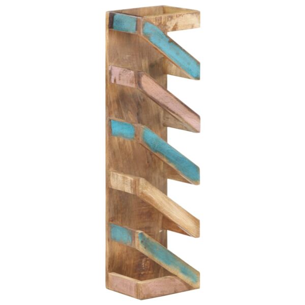 vidaXL Wine Rack for 5 Bottles Solid Reclaimed Wood - Image 10