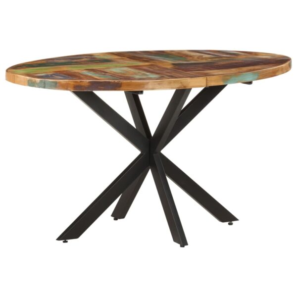 vidaXL Dining Table 55.1"x31.5"x29.5" Solid Reclaimed Wood