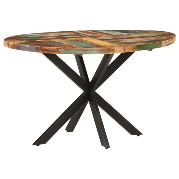 vidaXL Dining Table 55.1"x31.5"x29.5" Solid Reclaimed Wood - Image 11