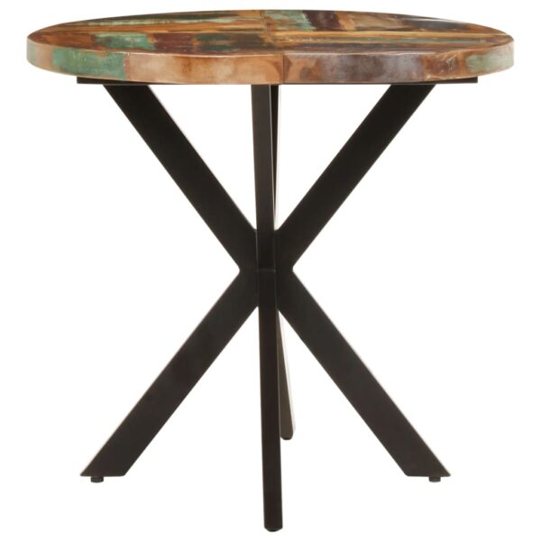 vidaXL Dining Table 55.1"x31.5"x29.5" Solid Reclaimed Wood - Image 3