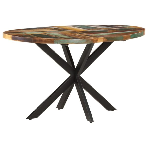 vidaXL Dining Table 55.1"x31.5"x29.5" Solid Reclaimed Wood - Image 10