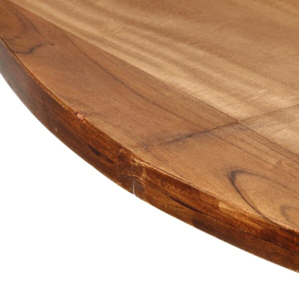 vidaXL Dining Table Round 68.9"x29.5" Acacia Wood with Honey Finish - Image 5