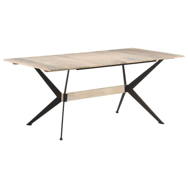 vidaXL Dining Table 70.9"x35.4"x29.9" Solid Mango Wood