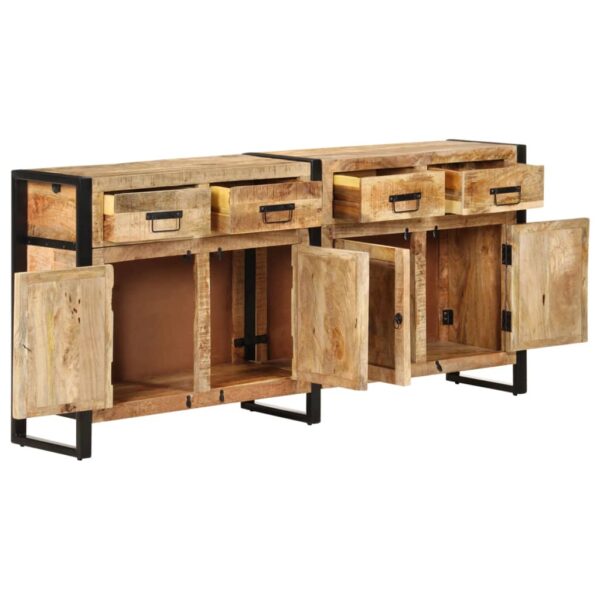 vidaXL Sideboard 67.7"x13.8"x31.5" Solid Mango Wood - Image 2