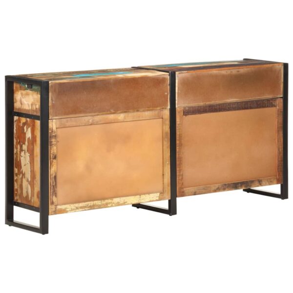 vidaXL Sideboard 67.7"x13.8"x31.5" Solid Reclaimed Wood - Image 5