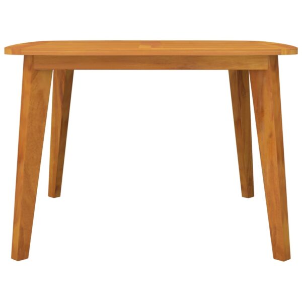 vidaXL Patio Table 43.3"x43.3"x29.5" Solid Wood Acacia - Image 3