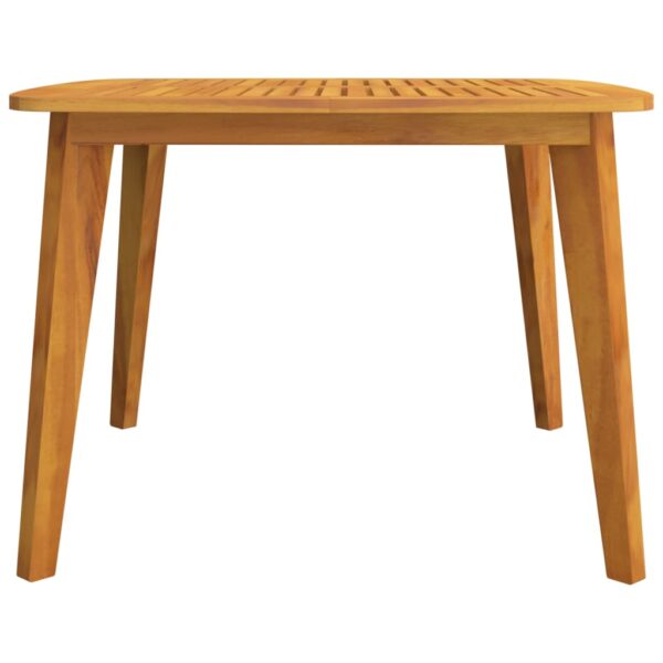 vidaXL Patio Table 43.3"x43.3"x29.5" Solid Wood Acacia - Image 4