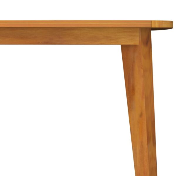 vidaXL Patio Table 43.3"x43.3"x29.5" Solid Wood Acacia - Image 7