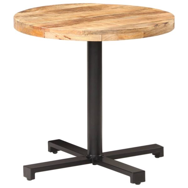 vidaXL Bistro Table Round Ã˜31.5"x29.5" Rough Mango Wood