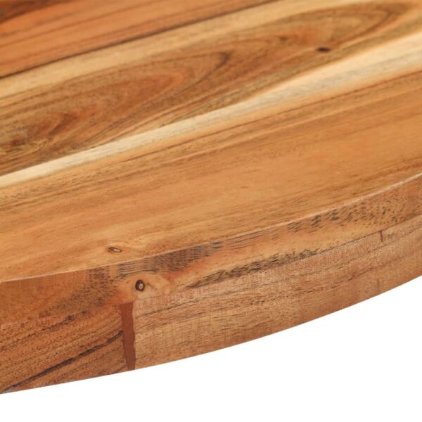 vidaXL Bistro Table Round Ã˜27.6"x29.5" Solid Acacia Wood - Image 4