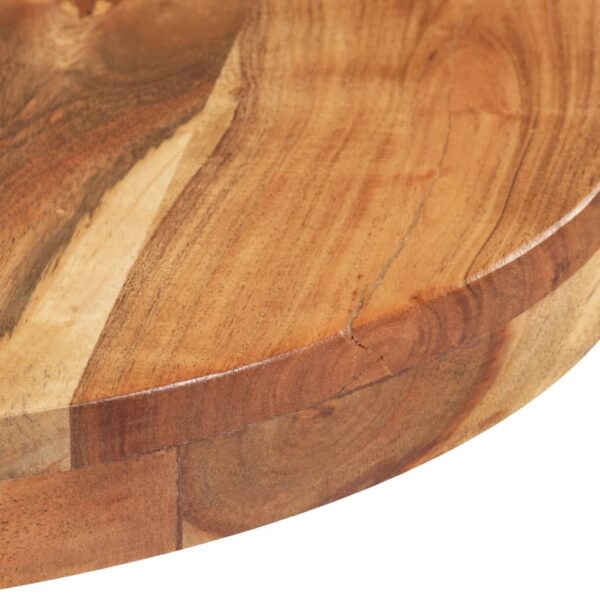 vidaXL Bistro Table Round Ã˜31.5"x29.5" Solid Acacia Wood - Image 4