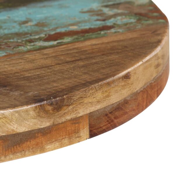 vidaXL Bistro Table Round Ã˜19.7"x29.5" Solid Reclaimed Wood - Image 3