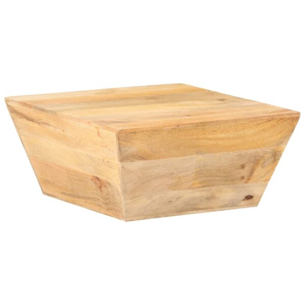 vidaXL Coffee Table V-shape 26"x26"x11.8" Solid Mango Wood