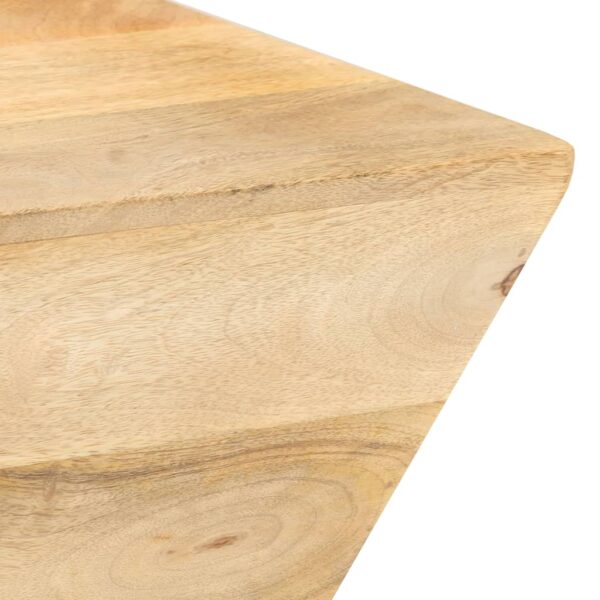 vidaXL Coffee Table V-shape 26"x26"x11.8" Solid Mango Wood - Image 3