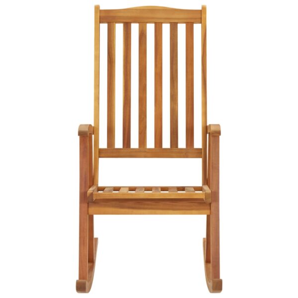 vidaXL Rocking Chair Solid Acacia Wood - Image 2