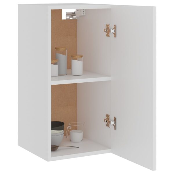 vidaXL Hanging Cabinet White 11.6"x12.2"x23.6" Engineered Wood - Image 4