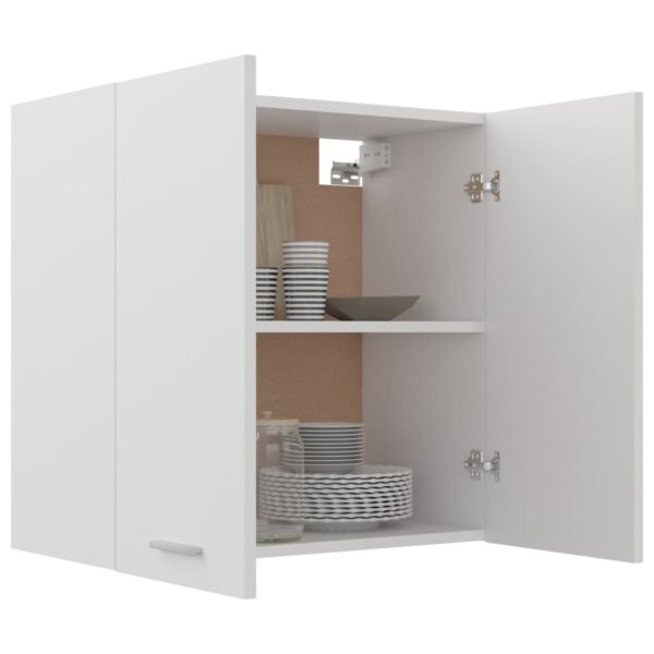 vidaXL Hanging Cabinet White 23.6"x12.2"x23.6" Engineered Wood - Image 4