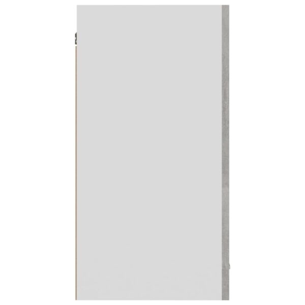 vidaXL Hanging Cabinet Concrete Gray 31.5"x12.2"x23.6" Engineered Wood - Image 7