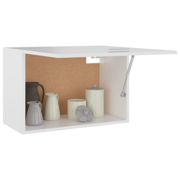 vidaXL Hanging Cabinet White 23.6"x12.2"x15.7" Engineered Wood - Image 4