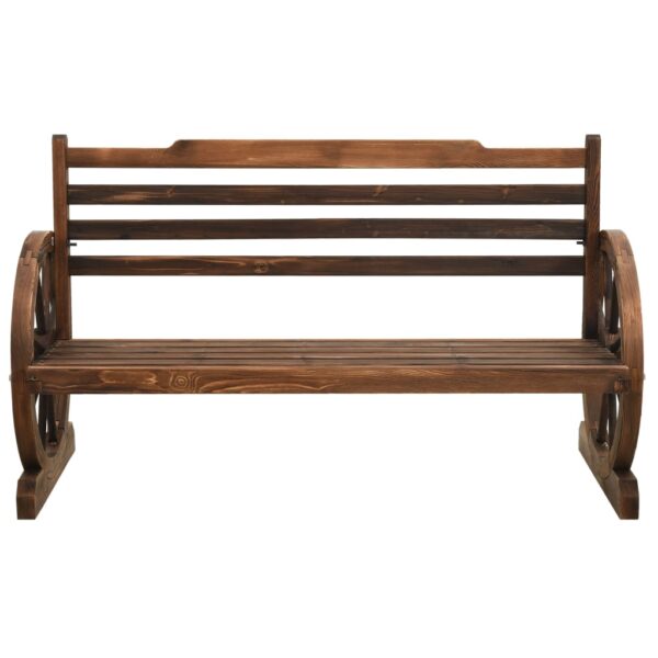 vidaXL Patio Bench 44" Solid Firwood - Image 2