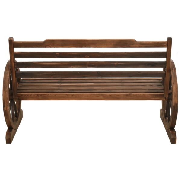 vidaXL Patio Bench 44" Solid Firwood - Image 4