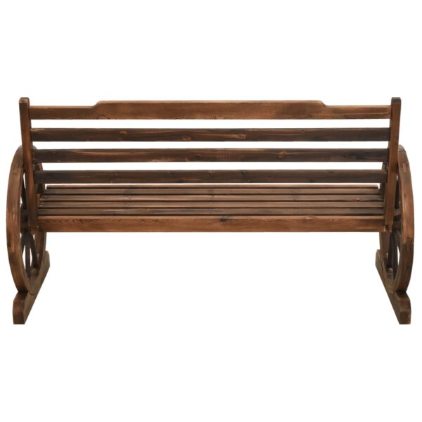 vidaXL Patio Bench 55.9" Solid Wood Fir - Image 3