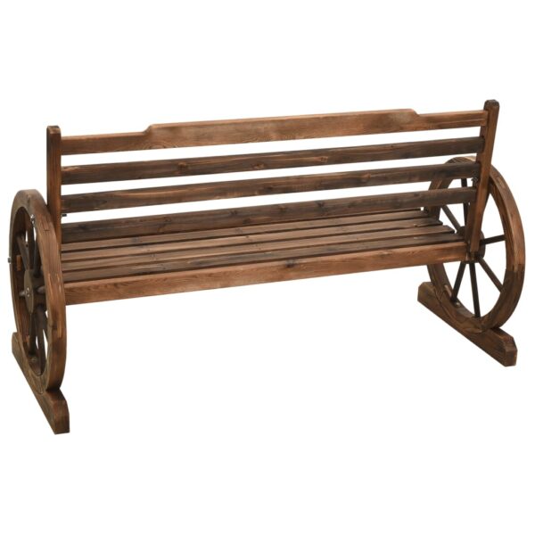 vidaXL Patio Bench 55.9" Solid Wood Fir - Image 5