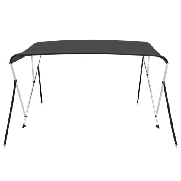 vidaXL 3 Bow Bimini Top Anthracite 72"x55.1"x53.9" - Image 3