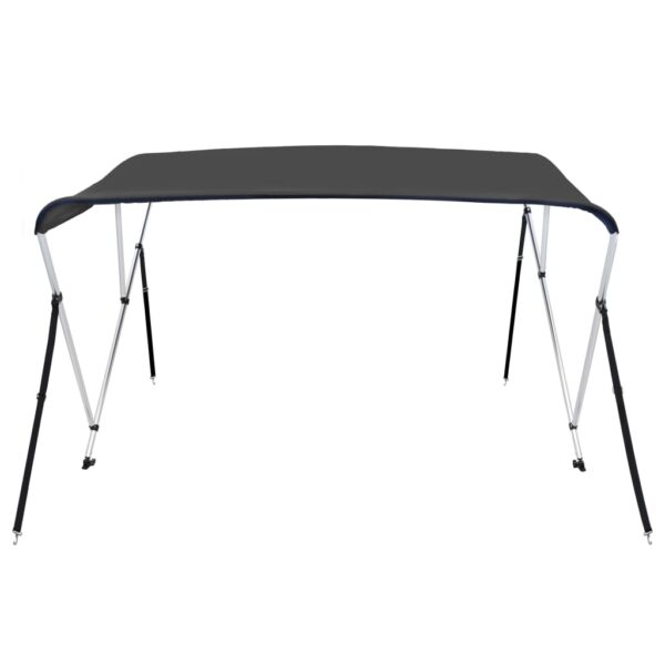 vidaXL 3 Bow Bimini Top Anthracite 72"x63"x53.9" - Image 3