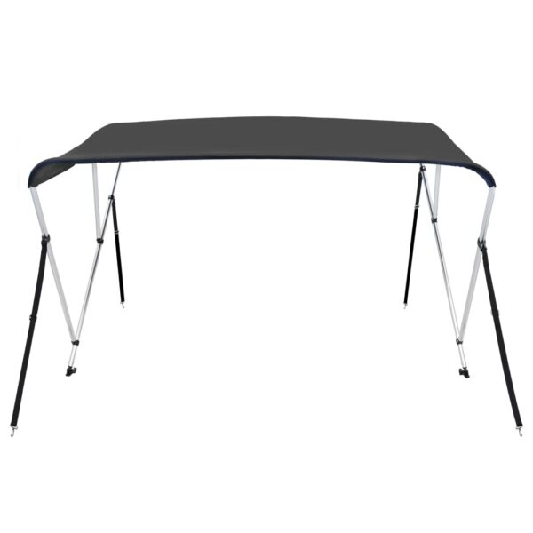 vidaXL 3 Bow Bimini Top Anthracite 72"x70.9"x53.9" - Image 3