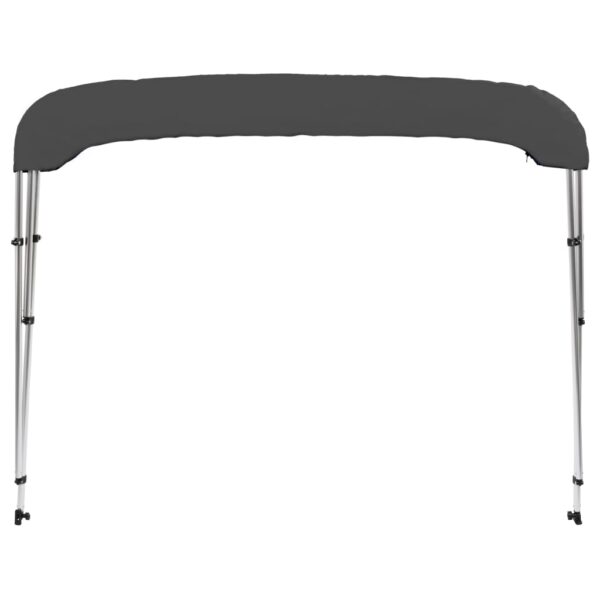 vidaXL 3 Bow Bimini Top Anthracite 72"x70.9"x53.9" - Image 6