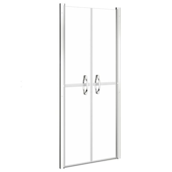 vidaXL Shower Door Clear ESG 29.9"x74.8" - Image 2