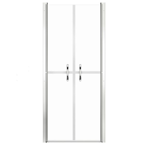 vidaXL Shower Door Clear ESG 33.9"x74.8" - Image 3