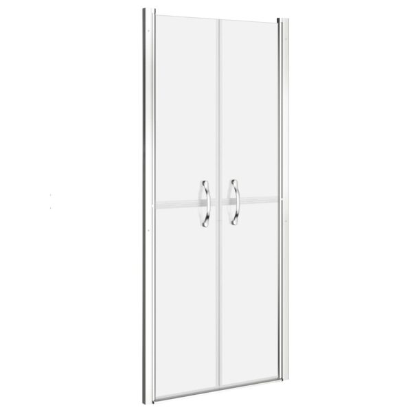 vidaXL Shower Door Frosted ESG 28"x74.8" - Image 2