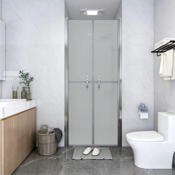 vidaXL Shower Door Frosted ESG 28"x74.8"