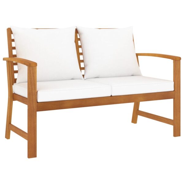 vidaXL 5 Piece Garden Lounge Set with Cushion Solid Acacia Wood - Image 6