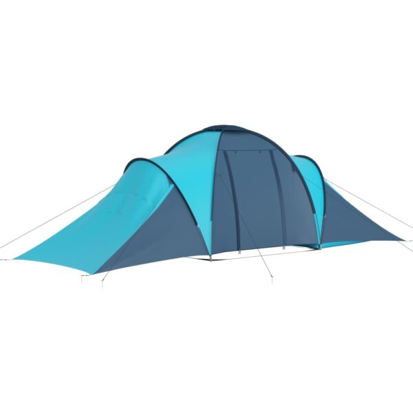 vidaXL Camping Tent 6 Persons Blue and Light Blue - Image 3