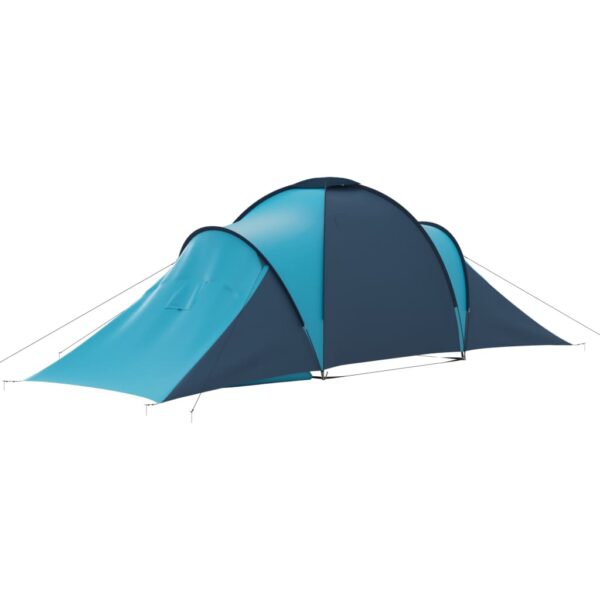 vidaXL Camping Tent 6 Persons Blue and Light Blue - Image 5