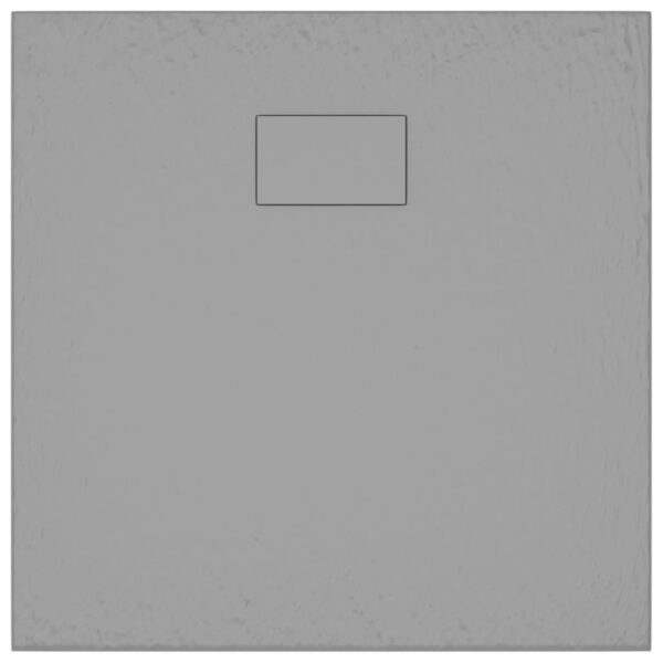 vidaXL Shower Base Tray SMC Gray 31.5"x31.5" - Image 6