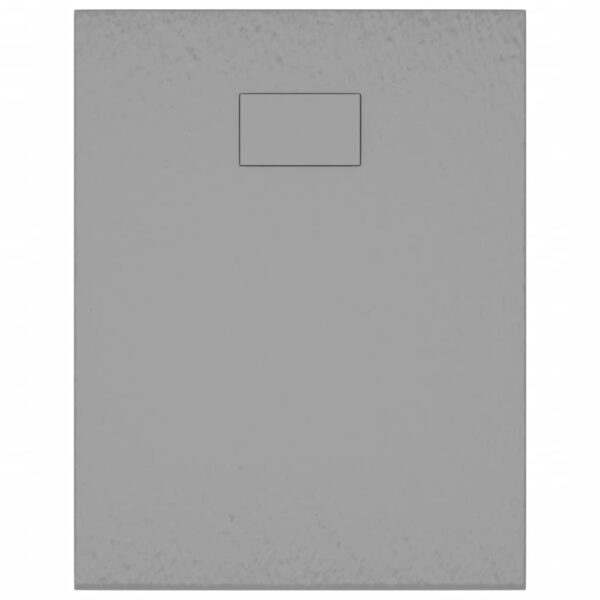 vidaXL Shower Base Tray SMC Gray 35.4"x27.6" - Image 7