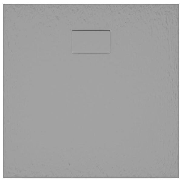 vidaXL Shower Base Tray SMC Gray 35.4"x31.5" - Image 7