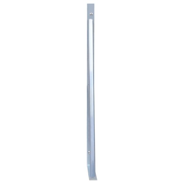 vidaXL Support Brackets for Fence Post 3 pcs Galvanized Steel - Image 4